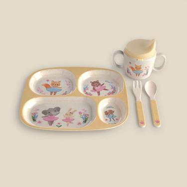 Imagem de Kit de Alimentação Ballet Melamina c/4 Peças - A\BABY