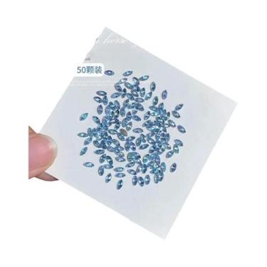 Imagem de 50 Peças De Mini Strass De Cristal K9 Com Base Pontiaguda, Diamantes C