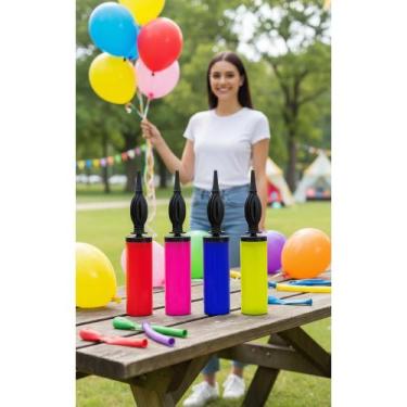 Imagem de Bomba Inflador Manual Rápida para Balões e Brinquedos - Congratulation