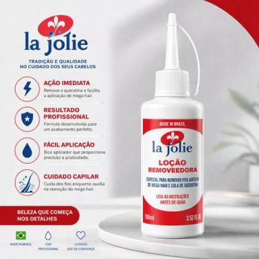 Imagem de Removedor De Cola La Jolie Para Prótese Capilar Peruca Lace Mega Hair 
