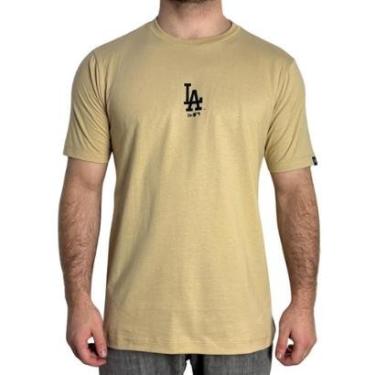 Imagem de Camiseta New Era Los Angeles Dodgers Bege-Masculino