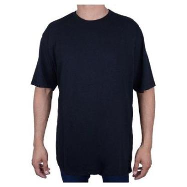 Imagem de Camiseta Masculina Ogochi Essencial Plus Size Preta - 0065-Masculino