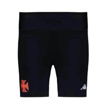 Imagem de Bermuda Kappa Vasco Supp Aimee - Feminino - Preto-Unissex