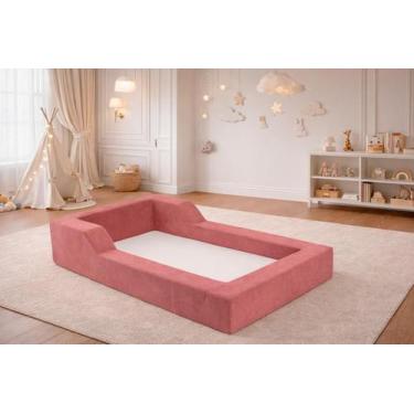 Imagem de Cama Montessoriana Infantil 100x160cm com Colchão Segurança e Autonomi