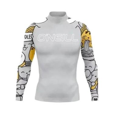 Imagem de Camisa De Surf Masculina De Manga Longa, Rashguard Com Proteção UV, Ro