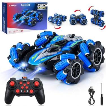 Imagem de Carrinho De Controle Remoto Recarregável Brinquedo 9 Funções Looping 4