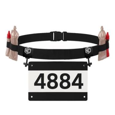Imagem de Cinto para Corrida Porta Número - NC Extreme, Preto, Único