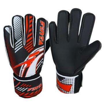 Imagem de Luva de Goleiro Campo/Society Power Infantil Pró - Finta, Vermelho, 7