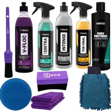 Imagem de Kit Lavagem Shampoo Cera Tok Final Intense Sintra Fast Vonixx 500ML, Ú