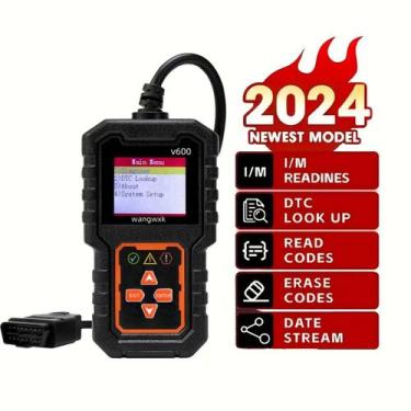 Imagem de Scanner Automotivo Diagnóstico V600 Obd2 Leitor Português Atualizado 2