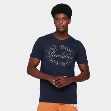 Imagem de Camiseta Colcci II Casual Masculina, Azul, P