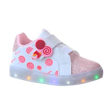 Imagem de Tenis Sapato Calçado Infantil Meninas Luzinha Led Colorida - Pc, 31, B