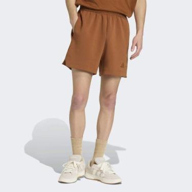 Imagem de Short Adidas Casual Sport Masculino, Marrom, GG