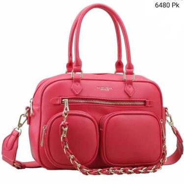 Imagem de Bolsa Feminina Transversal / Mão Golden Fênix com Corrente e Divisões 