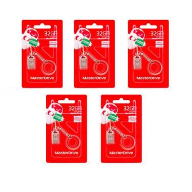 Imagem de Kits de Pen Drive 32gb MasterDrive USB 2.0 Mini Premium - Master Drive