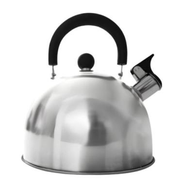 Imagem de Chaleira silver 2,5 l aço inox e nylon 21x19x22 cm clinck - CLINK