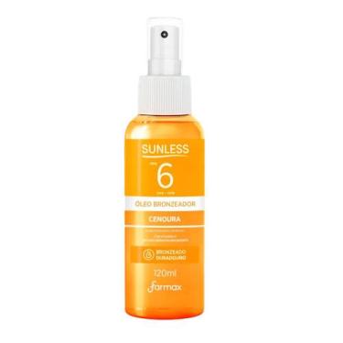 Imagem de Óleo Bronzeador Sunless FPS 6 Cenoura 120ml
