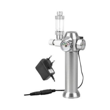Imagem de Regulador De CO2 Para Aquário Pequeno Com Válvula Solenoide, Contador 