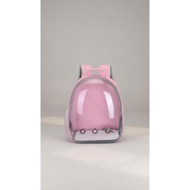 Imagem de Mochila Pet Visão Panorâmica 360 Rosa - Congratulations Store