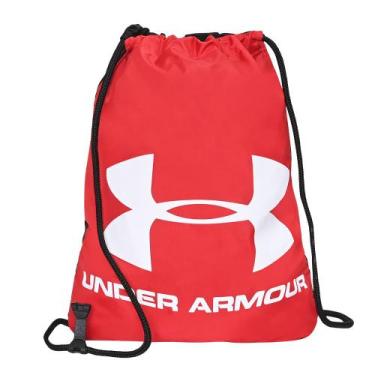 Imagem de Sacola Unissex de Treino Under Armour Ozsee Sackpack, Vermelho, U