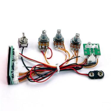 Imagem de Circuito Ativo de 2 Bandas Contrabaixo Spirit GMA2CT - Spirit guitar p