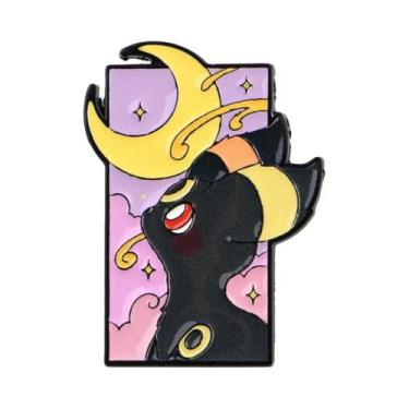 Imagem de Pins De Esmalte De Desenho Animado De Elfo E Animal De Anime, Broche D
