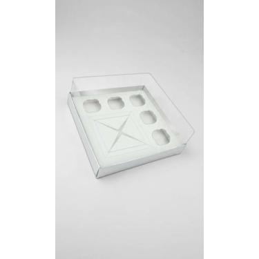 Imagem de Caixa para Mini Bolo e 5 Cupcakes c/ Visor - Congratulations Store