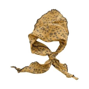 Imagem de Lenço De Pescoço Floral De Verão Para Mulheres, Xale Triangular, Banda