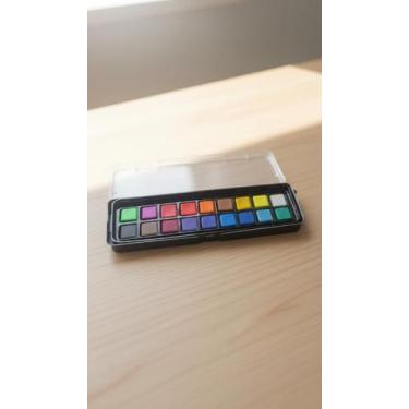 Imagem de Estojo de Aquarela 18 Cores com Pincel - Congratulations Store