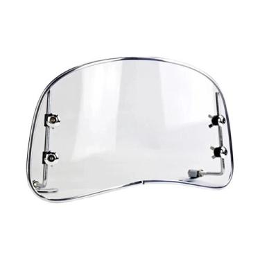 Imagem de Para-brisa Transparente De 8,6 Polegadas Para Motocicletas E Veículos 