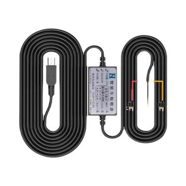 Imagem de Kit De Cabo Rígido De 3,5M Mini USB Tipo C Para Câmera Veicular DVR Co