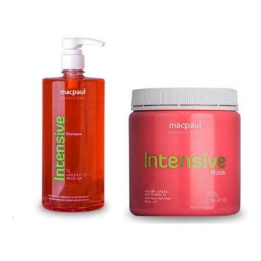 Imagem de Kit Mac Paul Shampoo Intensive 1lt +intensive Mask 700 G