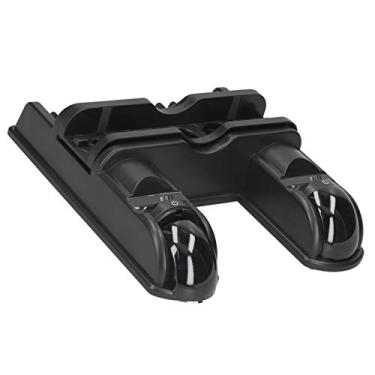 Imagem de Estação de suporte vertical do ventilador de resfriamento para Slim PRO, estação de carregador de console de jogo com porta de controlador dupla
