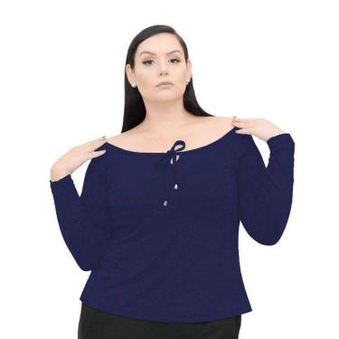 Imagem de Blusa Manga Longa Com Cordão Na Gola