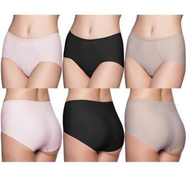 Imagem de Calcinha Cintura Alta Liz 50590 Corte A Laser Poliamida