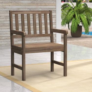 Imagem de Banco de Jardim Rústico 1 Lugar Móveis Meneghetti Espresso Móveis