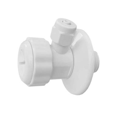 Imagem de Adaptador Branco ABS 8mm compatível com purificador Latina
