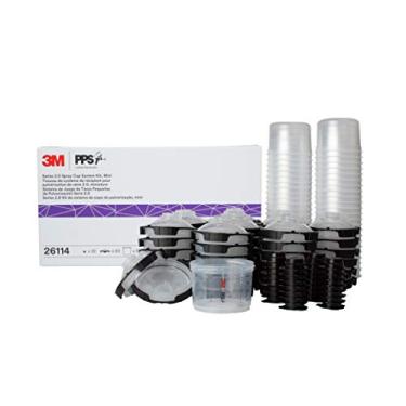 Imagem de 3M 26114 2.0 Kit de sistema de copo de spray, mini (200 ml, 200 mL), 200 Micron Filtro