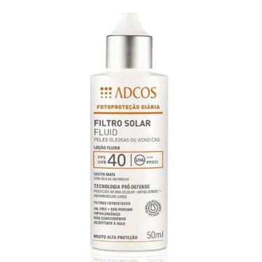 Imagem de Adcos Professional Filtro Solar Fluid Fps 40 Peles Oleosas 50ml