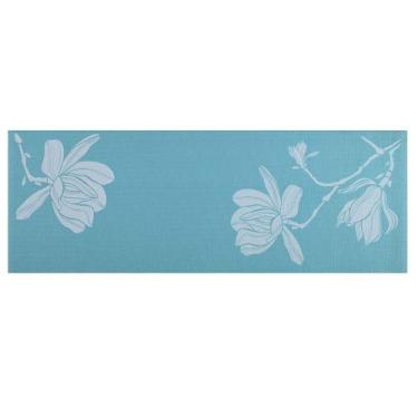 Imagem de Tapete De Yoga Premium Com Estampa Flores Azul Atrio - Es218