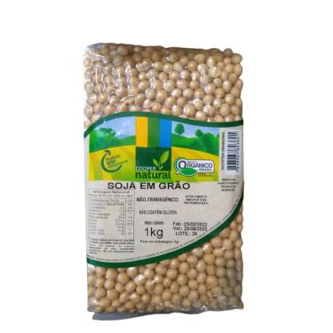 Imagem de Kit 2X: Soja em Grãos Orgânico Coopernatural 1kg