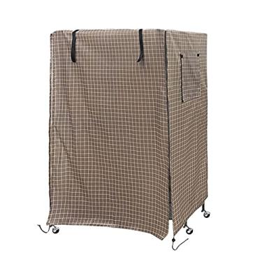 Imagem de KIZQYN Gaiolas Pássaros Casa Gaiola Pintura Jardim Ao Ar Livre Alimentador de Chalé Ninho Artesanato Suprimentos de Jardim Produtos Gaiola de voo (Cor: Café)