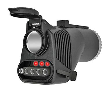 Imagem de Reese Adaptador de fiação Towpower 78119, 7 vias para 5 vias e plano de 4 vias, com adaptador de testador de LED, tomada de 12 V integrada.