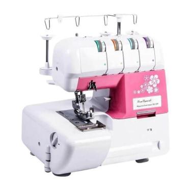 Imagem de Maquina De Costura Overlock Sunspecial Rosa Ss-320 110V