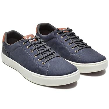 Imagem de Sapatênis Casual Masculino Cadarço Costuras e Sola Borracha Confortavel