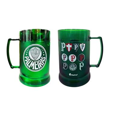 Imagem de Caneca Gel Palmeiras Escudos Palmeirense Times Futebol