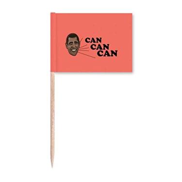 Imagem de Obama Agrees Elelection Resulult Can Toothpick Flags Marcador Topper Decoração de Festa