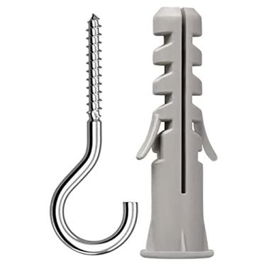 Imagem de Sforplast Gancho 8 + Bucha Nylon Com Aba 8 Mm - 15 Peças