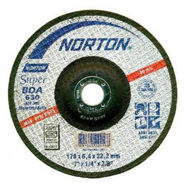 Imagem de Disco De Desbaste Inox 7" Norton 177,8X6,4X22,22mm - Bda630