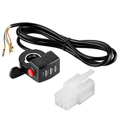 Imagem de Acelerador elétrico de bicicleta, 36 V de controle de velocidade para montagem de acelerador de polegar para bicicleta elétrica E-bike